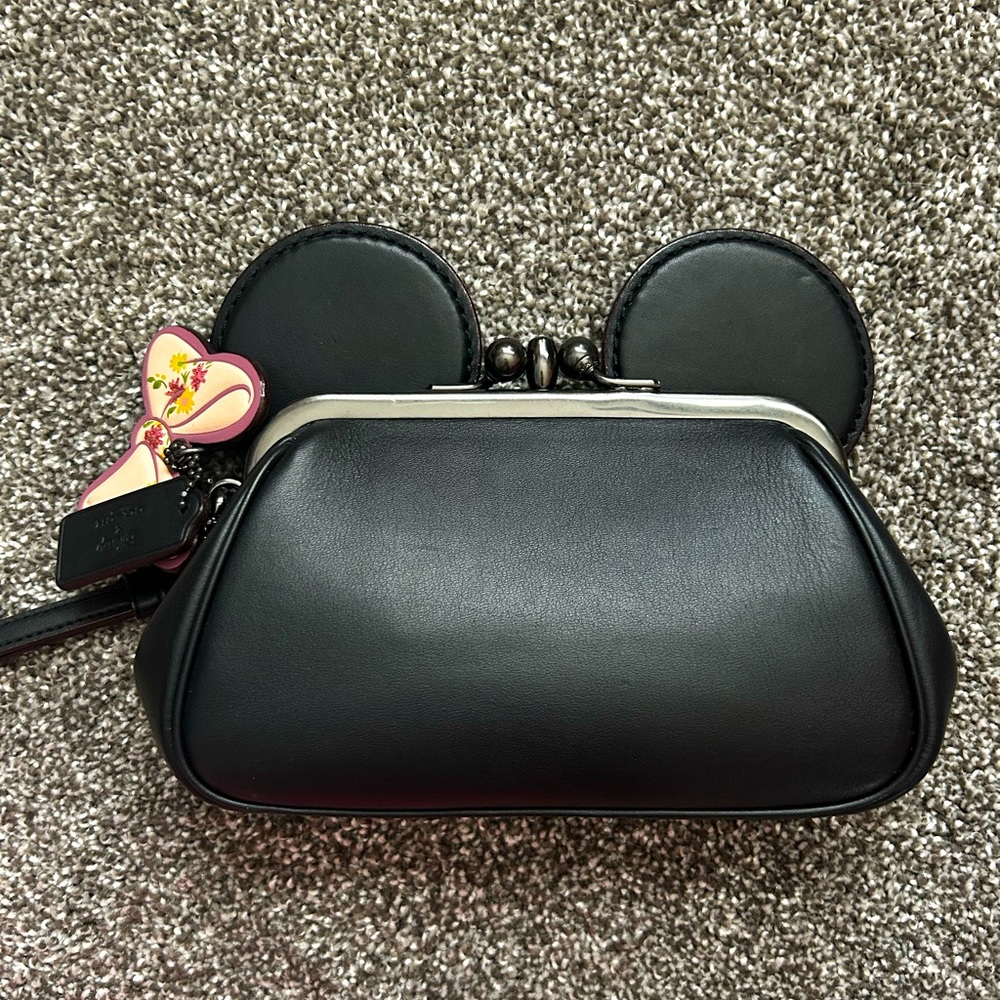 Coach Disney Minnie Ears Clutch